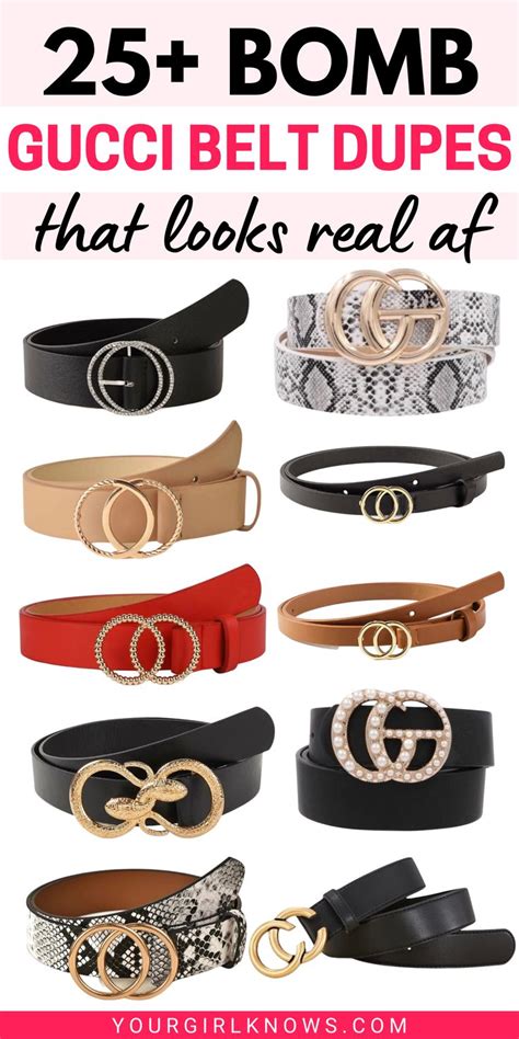 skinny gucci belt dupe|gucci belt second copy.